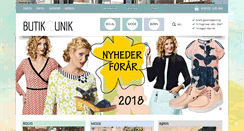 Desktop Screenshot of butikunik.dk